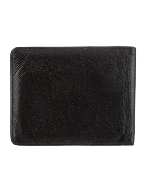 Louis Vuitton Leather Bifold Wallet Black Wallets Accessories Lou893258 The Realreal