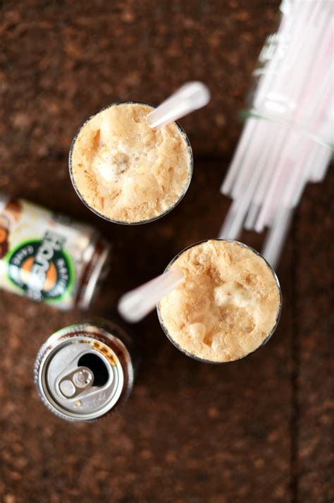 Vodka Root Beer Floats With Coconut Ice Cream