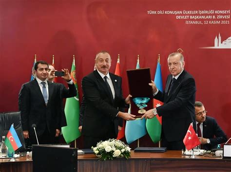 President Ilham Aliyev Awarded Supreme Order Of Turkic World