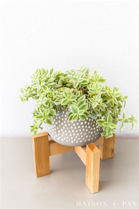 DIY Cedar Wood Plant Stand Maison De Pax Wood Plant Stand Wooden