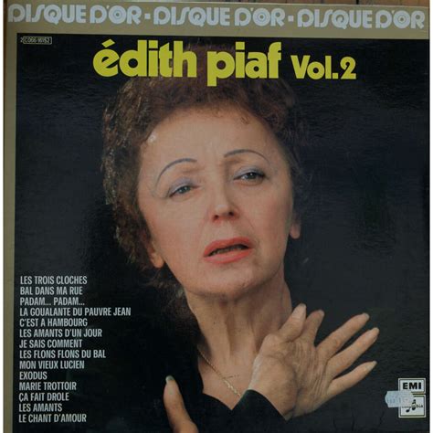 Le Disque D Or D Edith Piaf Vol By Edith Piaf Lp Gatefold With