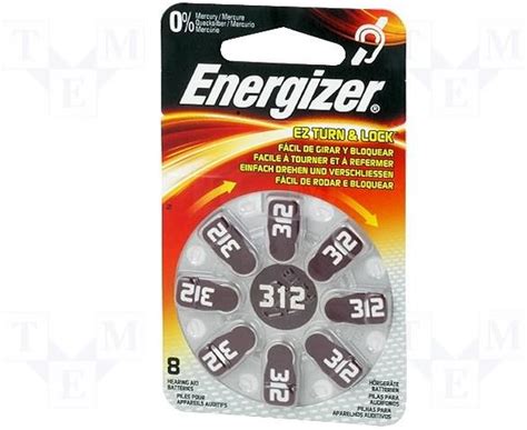 Energizer Hearing Aid Ez Turn And Lock 312 8 Pack Az312dp 8 Ceny I Opinie Na Ceneopl