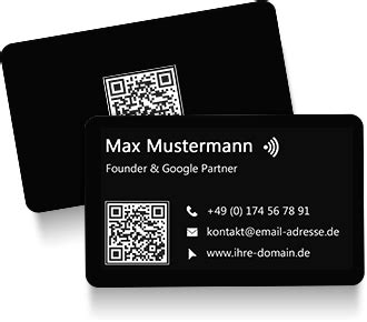 Ihre Digitale Nfc Visitenkarte Inkl Social Media Verkn Pfung