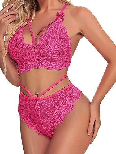 Juesstera Lingerie Exotique Pour Femme Body Sexy En Dentelle Avec