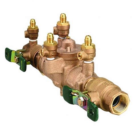 Watts 009 With Strainer Reduced Pressure Zone Backflow Preventer 6a770 009m2qts 3 4 Grainger