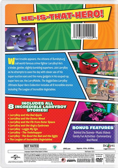 VeggieTales: LarryBoy Ultimate Super Hero Collection [DVD]: Buy Online ...