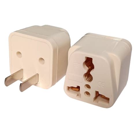 2 Conversion Plug Adapter For Travel India To Us Japan Canada At Rs