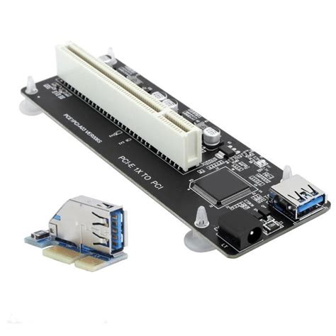 Carte Adaptateur PCIE Vers Double PCI Carte D Extension PCIE Vers