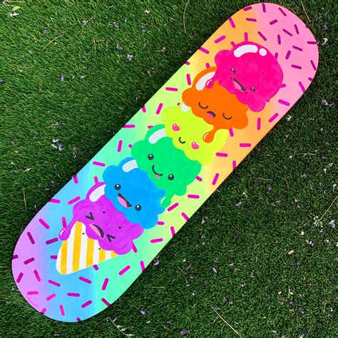 Skateboard Art Painted Skateboard Skateboard Art Design Skateboard Art