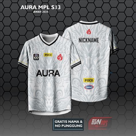 Jual Jersey Game Aura Mpl Season Away Putih Full Printing