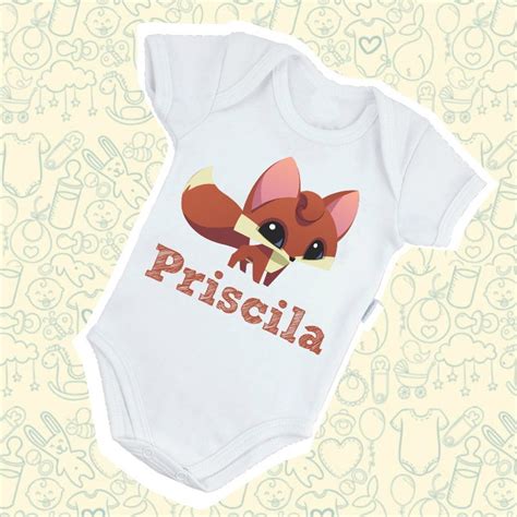 Body Infantil Beb Personalizado Raposa B Br Elo