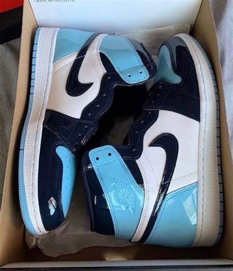 Air Jordan 1 High Blue Chill Hype Shoes Chill Blue Jordans Blue Jordans