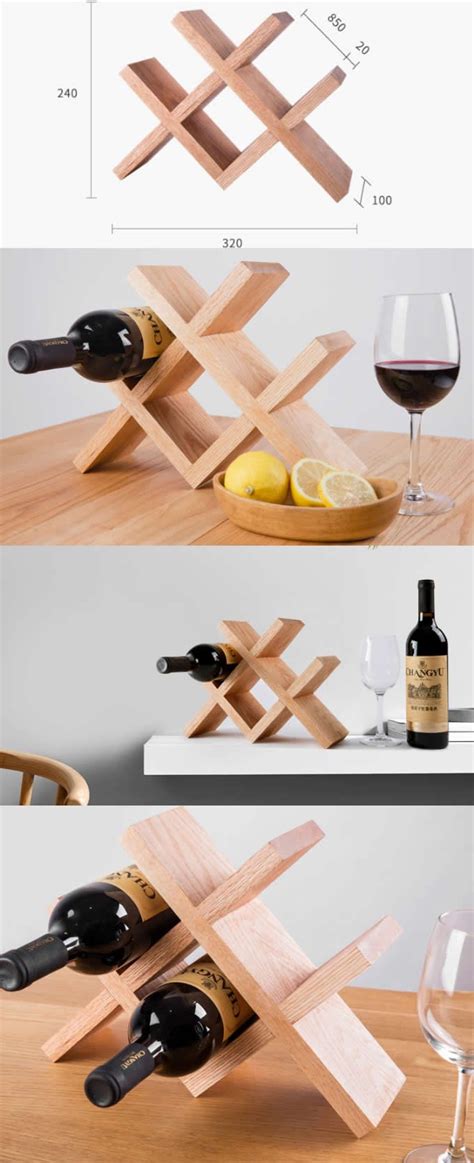 Wooden Wine Bottle Storage Rack Wooden Wine Bottle Holder Wine Bottle Holder Diy Wooden Wine