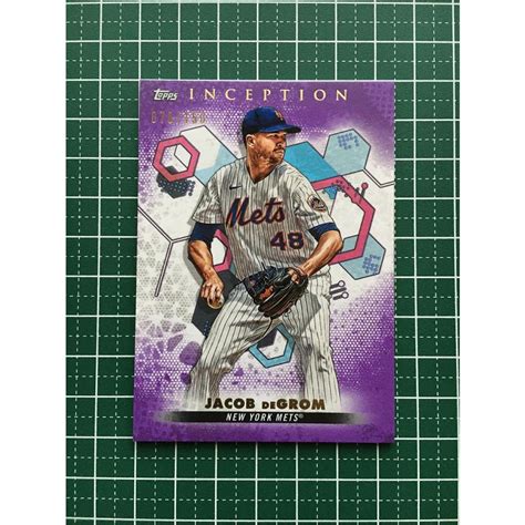 TOPPS MLB 2022 INCEPTION 72 JACOB DEGROM NEW YORK METS PURPLE パラレル版