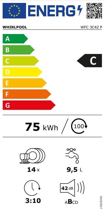 Whirlpool Wfc C P Lave Vaisselle Cm Livraison Gratuite