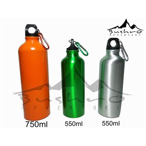 Jual Botol Minum Olahraga Bahan Almunium Dengan Carabiner Kapasitas