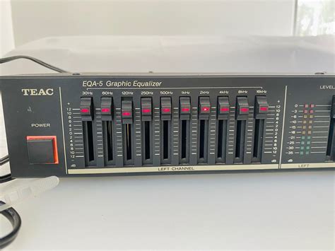 Ecualizador gráfico VINTAGE TEAC EQA 5 1984 Etsy