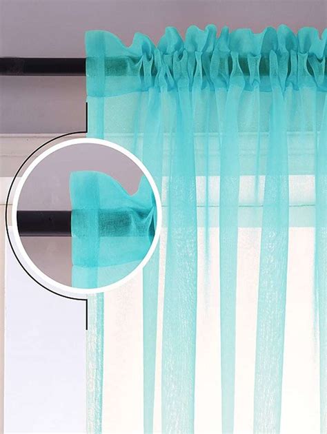 Ombre Single Panel Sheer Curtain Shein Usa