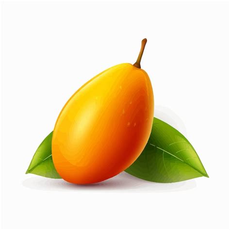 Premium Vector | Vector illustration of a mango with a vintageinspired ...