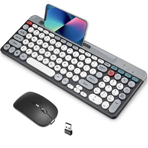 Combo De Teclado Y Rat N Inal Mbricos Multidispositivo G Bt Ergon