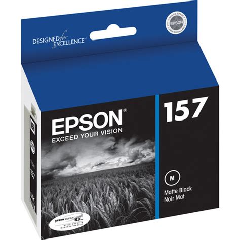 Epson 157 Matte Black Ink Cartridge T157820 B H Photo Video