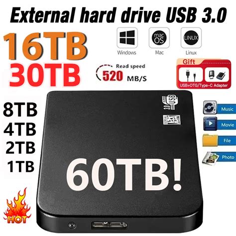 Disco Duro Externo SSD Original De 1TB Mini Discos Duros SSD Externos