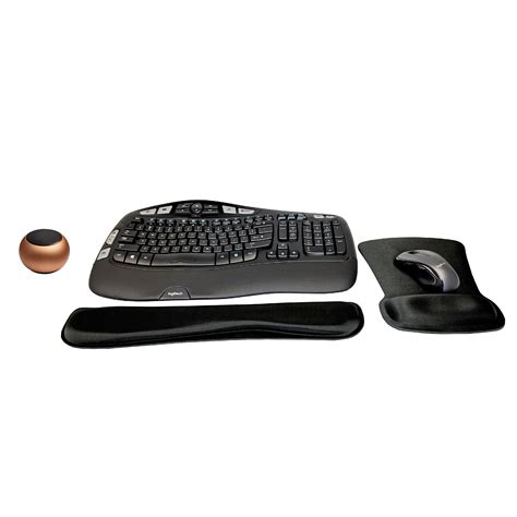 Logitech Mk550 Comfort Wave Wireless Keyboard And Mouse Combo Home Office Active Lifestyle Must