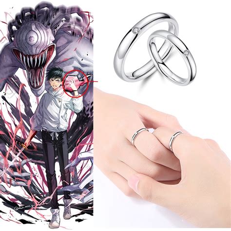 1 pcs Conjunto De Anéis Cosplay Anime Jujutsu Kaisen Yuta Okkotsu Anel