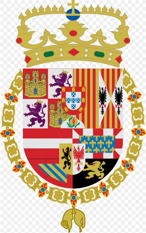 Habsburg Spain Coat Of Arms Of Spain Coat Of Arms Of The King Of Spain Escutcheon Png