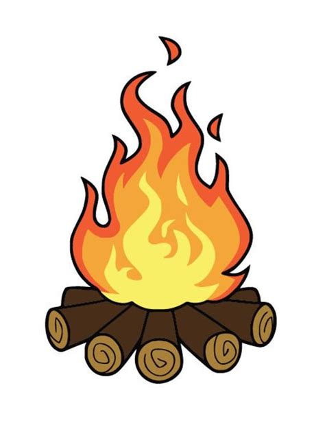 Campfire Svg/camping Svg/ - Etsy | Fire drawing, Campfire drawing, Campfire