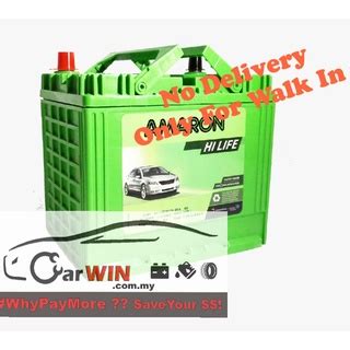 Ns Zl B L Car Battery Amaron Go For Perodua Myvi Bezza Axia