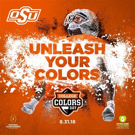 College Colors Day College Colors Oklahoma State University Color