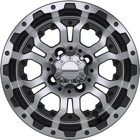 Set Of 4 Gtw 12 Omega Machinedblack Wheels On 23x10 12 23 Rogue