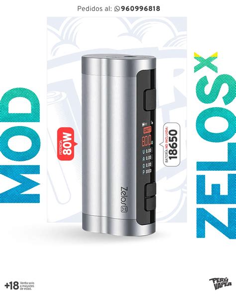 MOD ASPIRE ZELOS X Peru Vapea