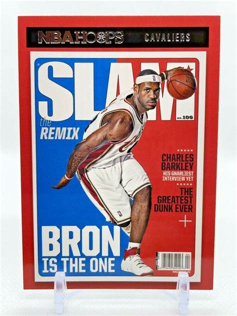 Panini Nba Hoops Lebron James Card Slam Magazine Cover Insert