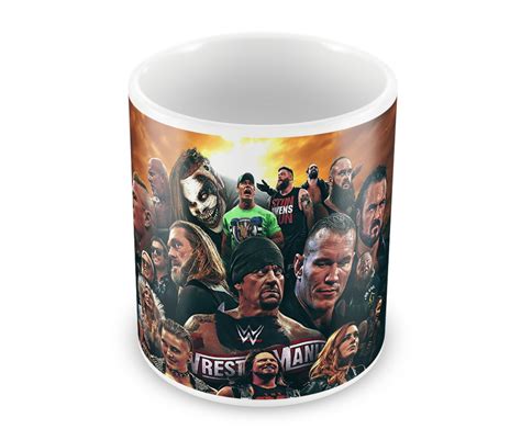 Caneca Porcelana Wwe Wrestlemania Elo Produtos Especiais