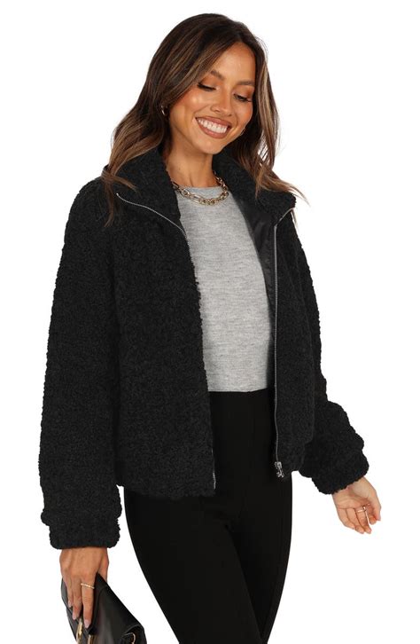 Petal And Pup Lucia Faux Fur Zip Up Jacket Nordstrom