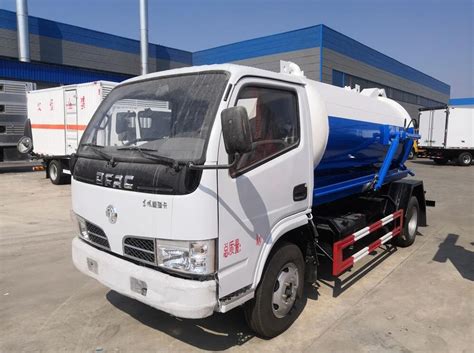 Dongfeng Vacuum Sewage Jetting Truck Sewage Suction Truck Vacuum Tank