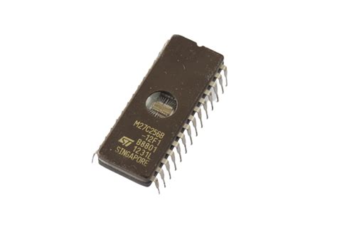 Circuito Integrado Eprom M27C256B 12F1 DIP 28 PTH