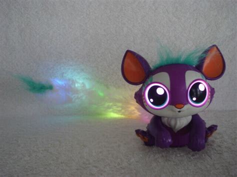 Mattel Lil Gleemerz Loomur Talks Has Rainbow Light Up Eyes Tail EBay