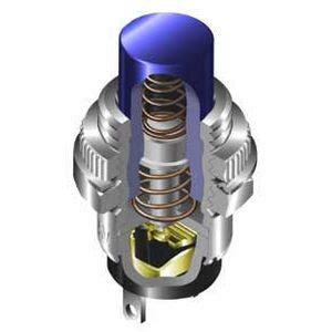 Bouton poussoir à ressort MB2400 series NKK Switches en acier