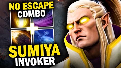 Epic Gamplay Sumiya Invoker Mins Aghnim S Scepter No Escape Combo