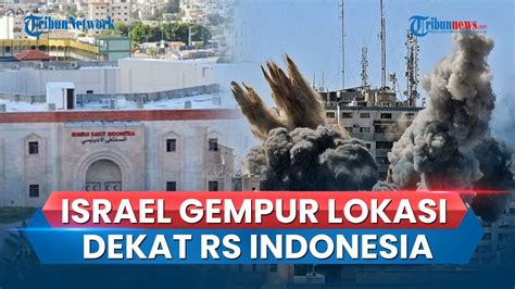 Pemboman Terjadi Di Dekat Rumah Sakit Indonesia Dan RS Al Shifa