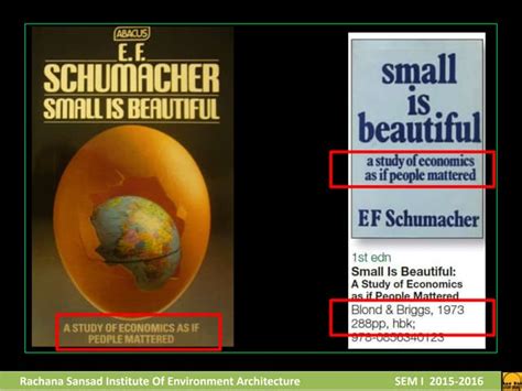 SMALL IS BEAUTIFUL | PPT