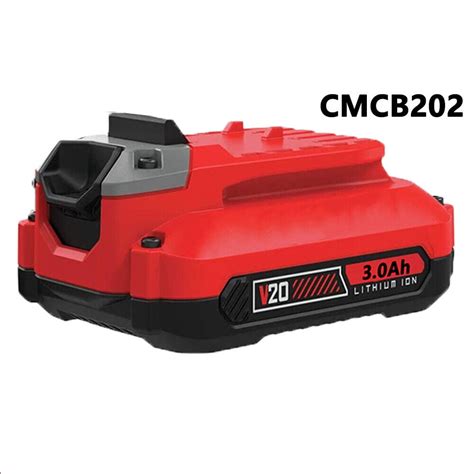 2X Max 20 Volt 3 0Ah For Craftsman V20 Li Ion Battery CMCB206 CMCB204