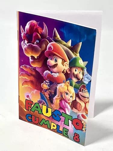 Libritos Personalizados Para Colorear X Mario Bros En Venta En San