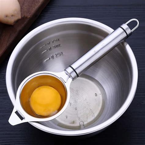 Stainless Steel Egg Separator Egg Yolk White Separators Filter Strainer