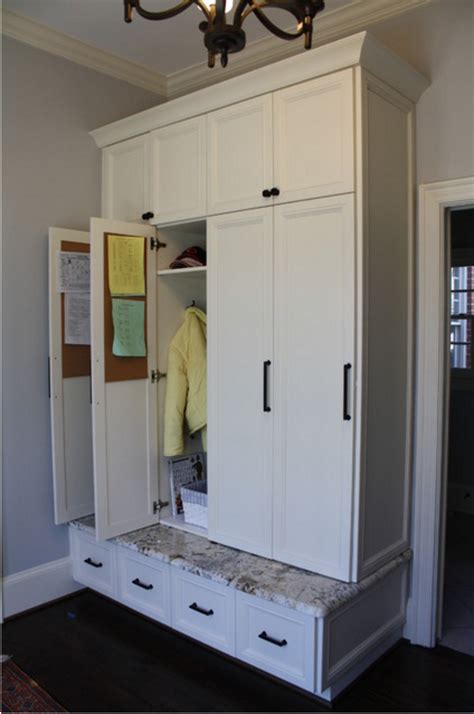 Mud Room Storage Locker Designs Entryway Storage