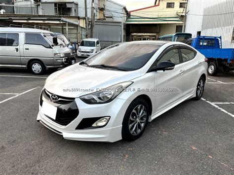 Hyundai現代 Elantra 免頭款 全額貸 已認證 Elantra 珍珠白 空力套件360環景