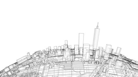 3d City Sphere Vector Rendering Of 3d Balloon Cityscape Construction